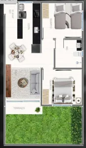 Apartamento com 1 Quarto à venda, 43m² no Jardim Oceania, João Pessoa