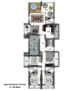 Cobertura com 3 Quartos à venda, 162m² no Saguaçu, Joinville