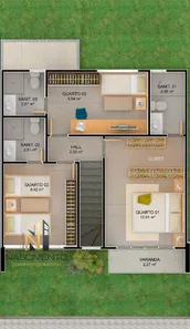 Sobrado com 3 Quartos à venda, 105m² no Ipitanga, Lauro de Freitas