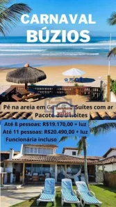 Casa com 5 Quartos para alugar, 300m² no Geribá, Armação dos Búzios