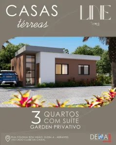 Casa de Condomínio com 3 Quartos à venda, 81m² no Alphaville (Abrantes), Camaçari
