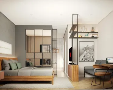 Flat com 1 Quarto à venda, 26m² no Monte Castelo, Volta Redonda