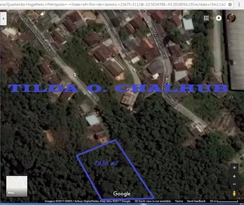 Terreno / Lote / Condomínio à venda, 1632m² no Quitandinha, Petrópolis