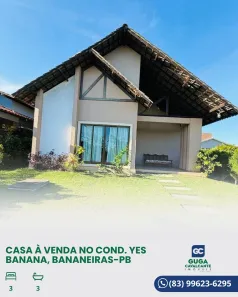 Casa de Condomínio com 3 Quartos à venda, 161m² no , Bananeiras