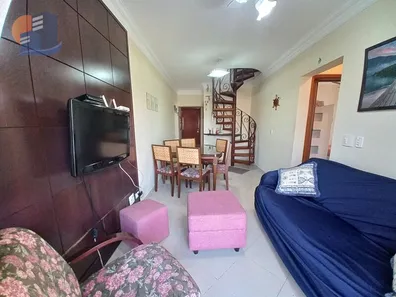 Cobertura com 3 Quartos para alugar, 160m² no Enseada, Guarujá