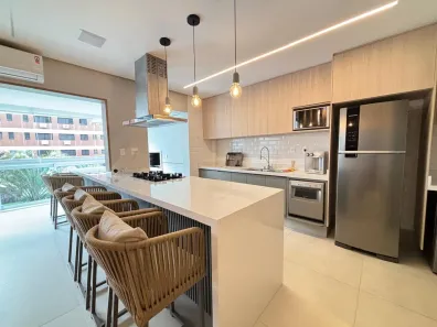 Apartamento com 2 Quartos para alugar, 99m² no Vila Alzira, Guarujá