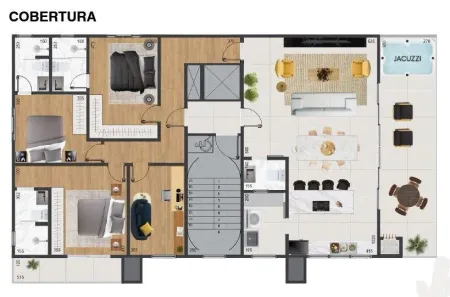 Cobertura com 3 Quartos à venda, 194m² no Armação, Penha