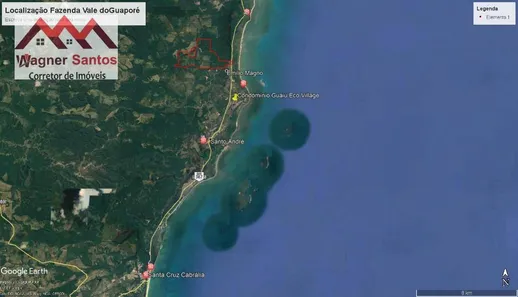 Fazenda / Sítio / Chácara com 6 Quartos à venda, 6350000m² no Guaiú, Santa Cruz Cabrália
