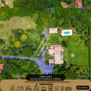 Fazenda / Sítio / Chácara com 5 Quartos à venda, 1070m² no Núcleo Rural Lago Oeste, Brasília