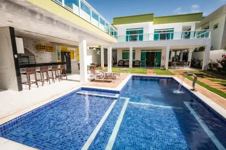 Casa de Condomínio com 3 Quartos para venda ou aluguel, 350m² no Guarajuba (Monte Gordo), Camaçari