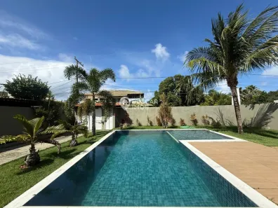 Casa de Condomínio com 4 Quartos para venda ou aluguel, 400m² no Busca Vida (Abrantes), Camaçari