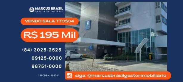 Conjunto Comercial / Sala à venda, 34m² no Lagoa Nova, Natal