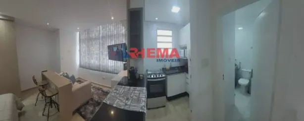 Kitnet com 1 Quarto à venda, 36m² no Aparecida, Santos
