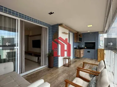 Apartamento com 3 Quartos para alugar, 129m² no Aparecida, Santos
