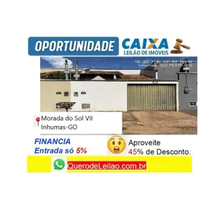 Casa com 2 Quartos à venda, 75m² no Residencial Raíza, Inhumas