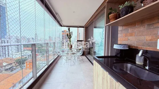 Apartamento com 1 Quarto para alugar, 67m² no Aparecida, Santos