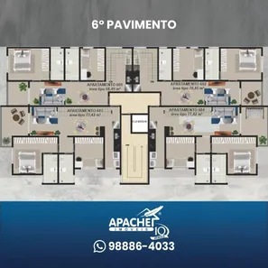 Cobertura com 2 Quartos à venda, 155m² no Paraíso, Ponte Nova
