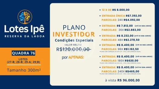 Terreno / Lote / Condomínio à venda, 300m² no Mansões Águas Quentes, Caldas Novas