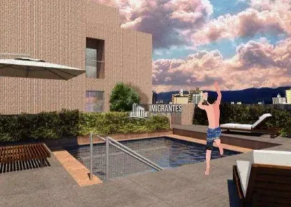Flat com 1 Quarto à venda, 38m² no Boqueirão, Praia Grande