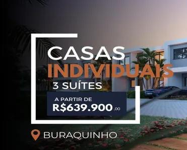Casa de Condomínio com 3 Quartos à venda, 100m² no Buraquinho, Lauro de Freitas