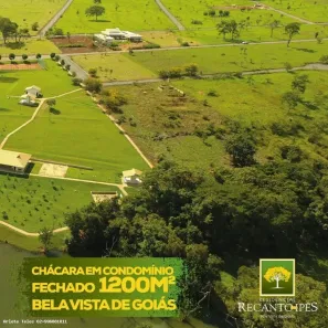 Terreno / Lote / Condomínio à venda, 1200m² no Zona Rural, Bela Vista de Goiás