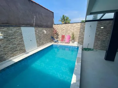 Casa de Condomínio com 3 Quartos para alugar, 97m² no Suarão, Itanhaém