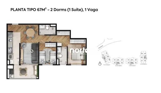 Apartamento com 2 Quartos à venda, 68m² no Vila Arcádia, São Paulo
