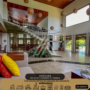 Fazenda / Sítio / Chácara com 5 Quartos à venda, 1070m² no Núcleo Rural Lago Oeste, Brasília