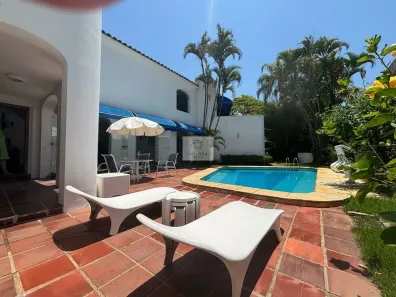 Casa com 5 Quartos para venda ou aluguel, 405m² no Balneário Praia do Pernambuco, Guarujá