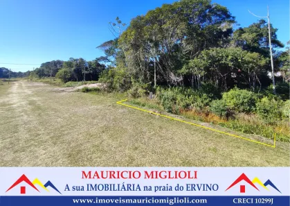 Terreno / Lote / Condomínio à venda, 360m² no Praia do Ervino, São Francisco do Sul