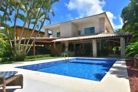 Casa de Condomínio com 4 Quartos à venda, 504m² no Busca Vida (Abrantes), Camaçari