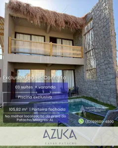 Casa de Condomínio com 4 Quartos à venda, 114m² no , São Miguel dos Milagres