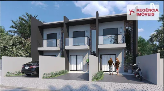 Casa de Condomínio com 3 Quartos à venda, 95m² no Praia da Enseada, São Francisco do Sul