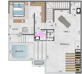 Cobertura com 3 Quartos à venda, 150m² no Vila Atlântica, Caraguatatuba