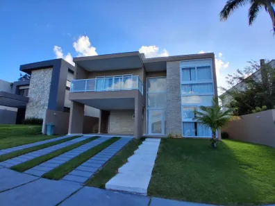 Casa de Condomínio com 4 Quartos à venda, 397m² no Alphaville (Abrantes), Camaçari