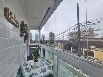 Casa de Condomínio com 3 Quartos para alugar, 74m² no Maracanã, Praia Grande