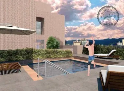 Flat com 1 Quarto à venda, 38m² no Boqueirão, Praia Grande