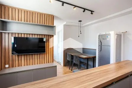 Apartamento com 1 Quarto para alugar, 33m² no Centro, Curitiba