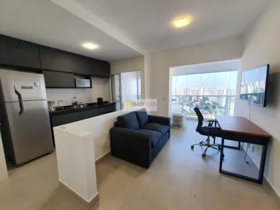 Apartamento com 1 Quarto para alugar, 49m² no Vila Gertrudes, São Paulo