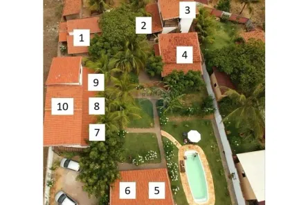 Hotel / Motel / Pousada com 10 Quartos à venda, 435m² no Centro, São Miguel do Gostoso