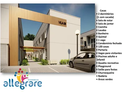 Casa de Condomínio com 2 Quartos à venda, 59m² no Centreville, Cotia