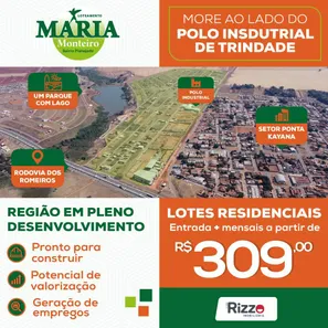 Terreno / Lote / Condomínio à venda, 240m² no Residencial Maria Monteiro, Trindade