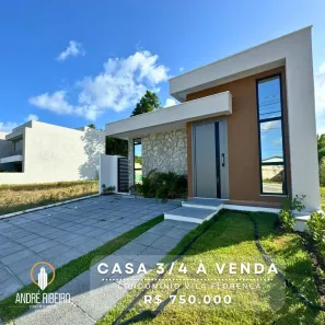 Casa de Condomínio com 3 Quartos à venda, 216m² no Vila de Abrantes (Abrantes), Camaçari