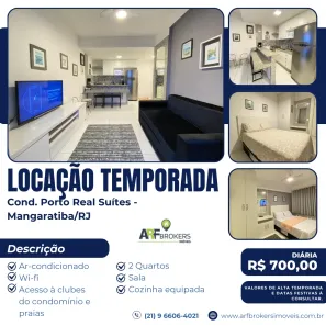 Apartamento com 2 Quartos para alugar, 50m² no , Mangaratiba