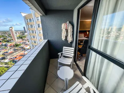 Flat com 1 Quarto para venda ou aluguel, 39m² no Ponta Negra, Natal