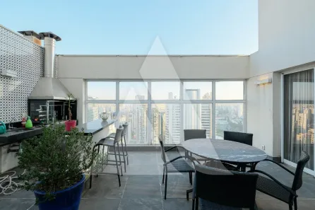 Cobertura com 2 Quartos para alugar, 210m² no Cidade Monções, São Paulo