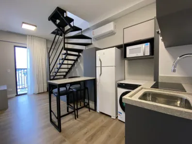Apartamento com 1 Quarto para alugar, 55m² no Centro, Curitiba