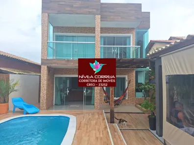 Casa de Condomínio com 4 Quartos à venda, 250m² no Arembepe (Abrantes), Camaçari