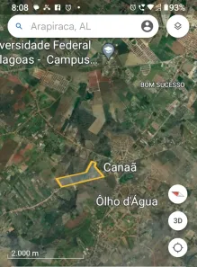 Terreno / Lote / Condomínio à venda, 220000000m² no Canaã, Arapiraca