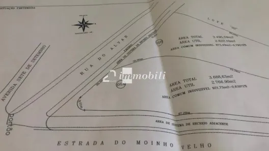 Terreno / Lote / Condomínio à venda, 3688m² no Moinho Velho, Embu das Artes